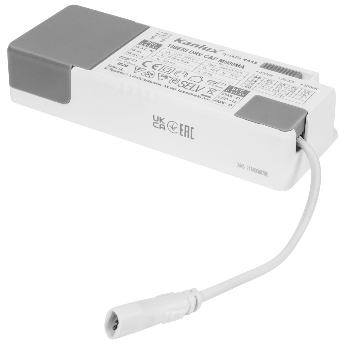 Netzteil für TIBERI CCT Konstantstrom max. 500 mA