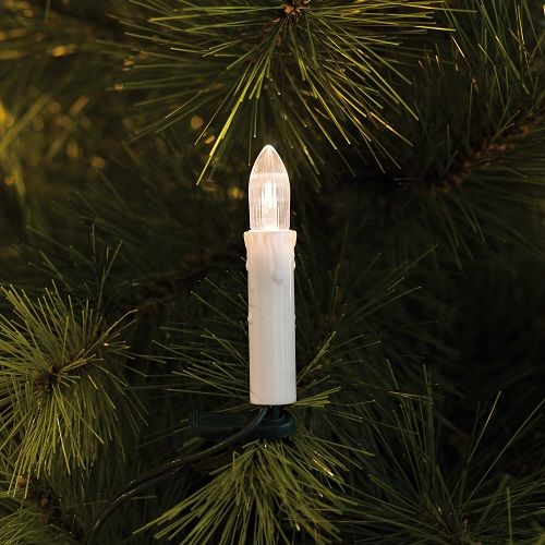 LED-Weihnachtsbaumkette klar/weiß E10 9,6m 25-flg. LED-Weihnachtsbaumkette klar/weiß E10 9,6m 25-flg.