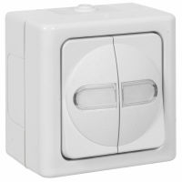 AP/FR BLUE ELECTRIC arktisweiß Serien-Schalter