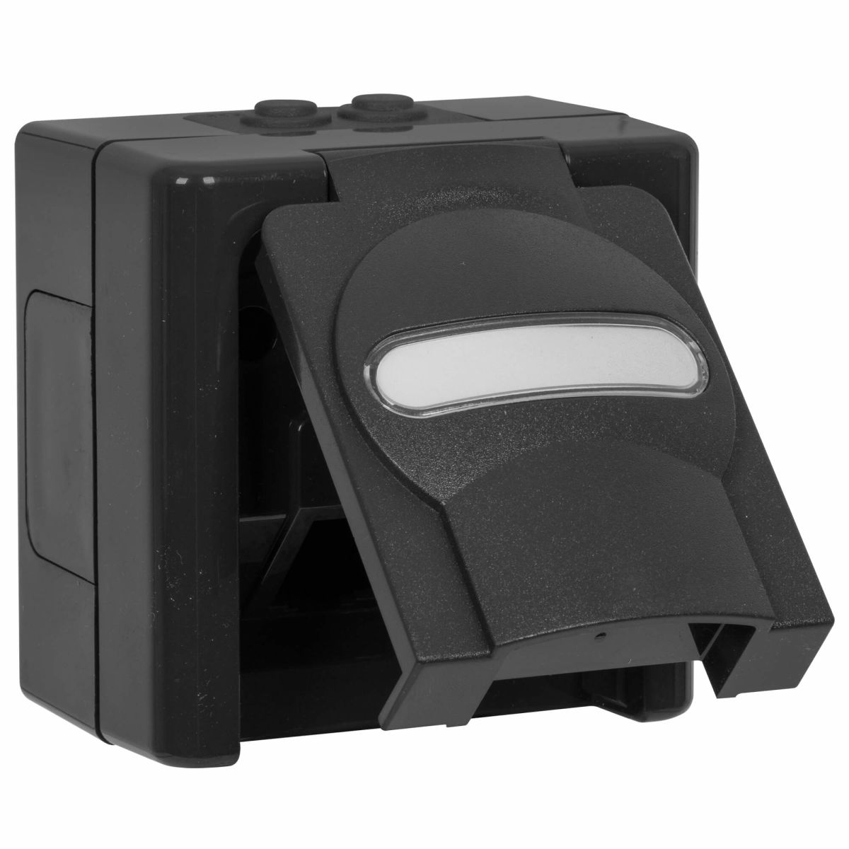 AP/FR BLUE ELECTRIC anthrazit 2x Keystone Jack RJ45 leer AP/FR BLUE ELECTRIC anthrazit 2x Keystone Jack RJ45 leer