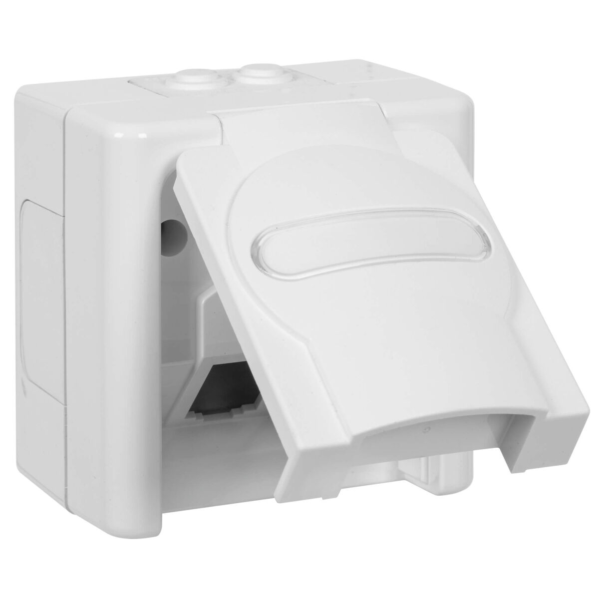 AP/FR BLUE ELECTRIC arktisweiß 2 x Keystone Jack RJ45 leer AP/FR BLUE ELECTRIC arktisweiß 2 x Keystone Jack RJ45 leer