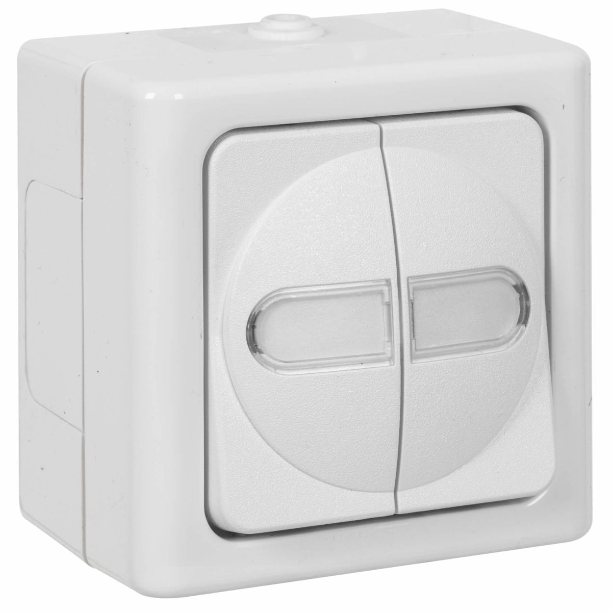 AP/FR BLUE ELECTRIC arktisweiß Serien-Schalter AP/FR BLUE ELECTRIC arktisweiß Serien-Schalter