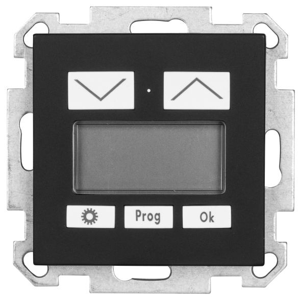 Kombi-UP-Rollladen-Zeitschaltuhr K55 schwarz matt