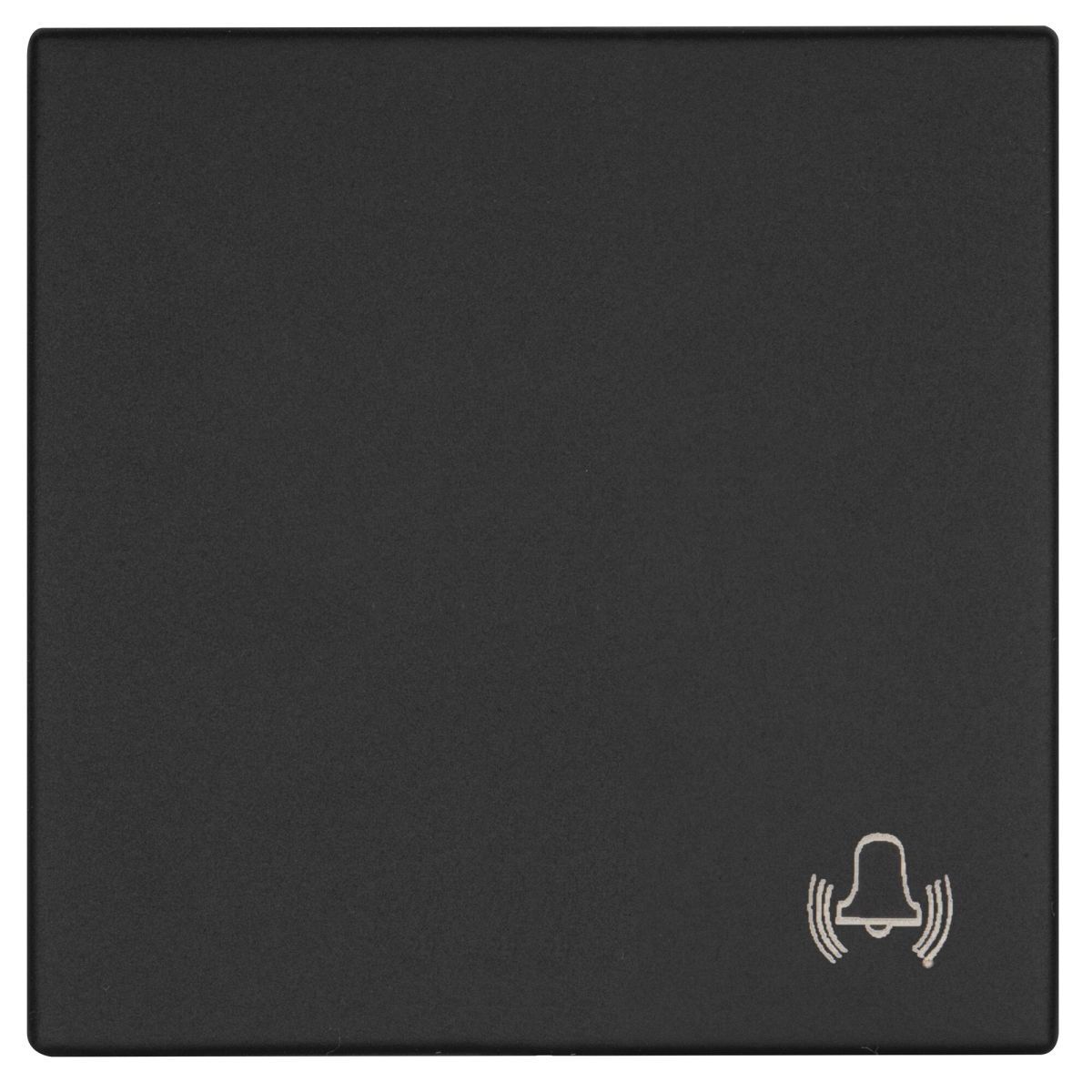 Wippe Symbol Klingel K55 schwarz matt Wippe Symbol Klingel K55 schwarz matt