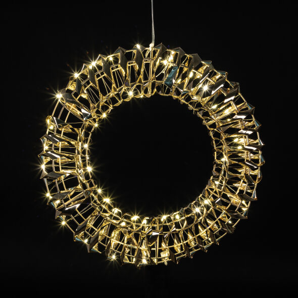LED-Deko warmweiße LEDs Kranz