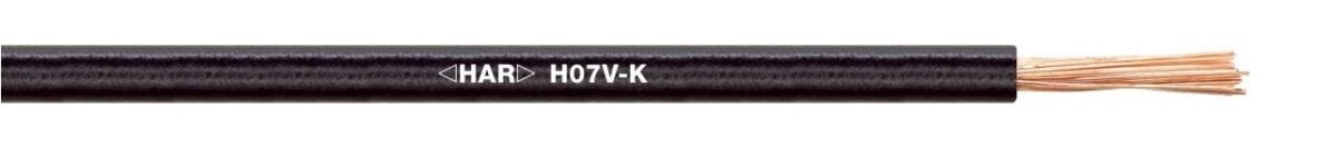 500m Trommel Einzelader felxibel H07V-K 10mm² weiß