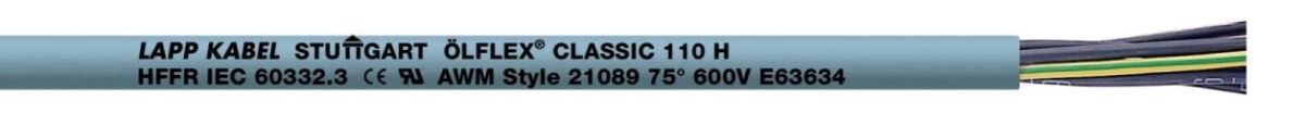 Ölflex Classic 110 H 10019981 8G1,5mm² T500m