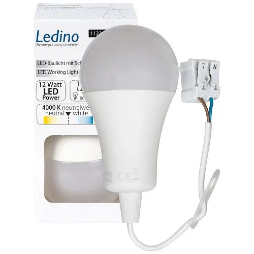 LED-Baulicht AGL LED/230V/12W (80W) 1160 lm 4000K opal/weiß LED-Baulicht AGL LED/230V/12W (80W) 1160 lm 4000K opal/weiß
