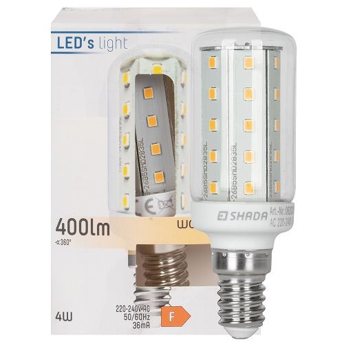LED-Lampe Röhren-Form klar E14/4W 35W 400 lm 2700K LED-Lampe Röhren-Form klar E14/4W 35W 400 lm 2700K