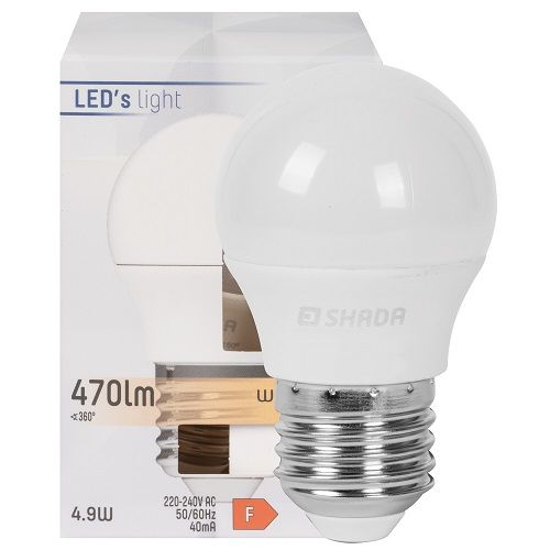 LED-Lampe Tropfen-Form opal E27 4,9W 470lm 2700K LED-Lampe Tropfen-Form opal E27 4,9W 470lm 2700K