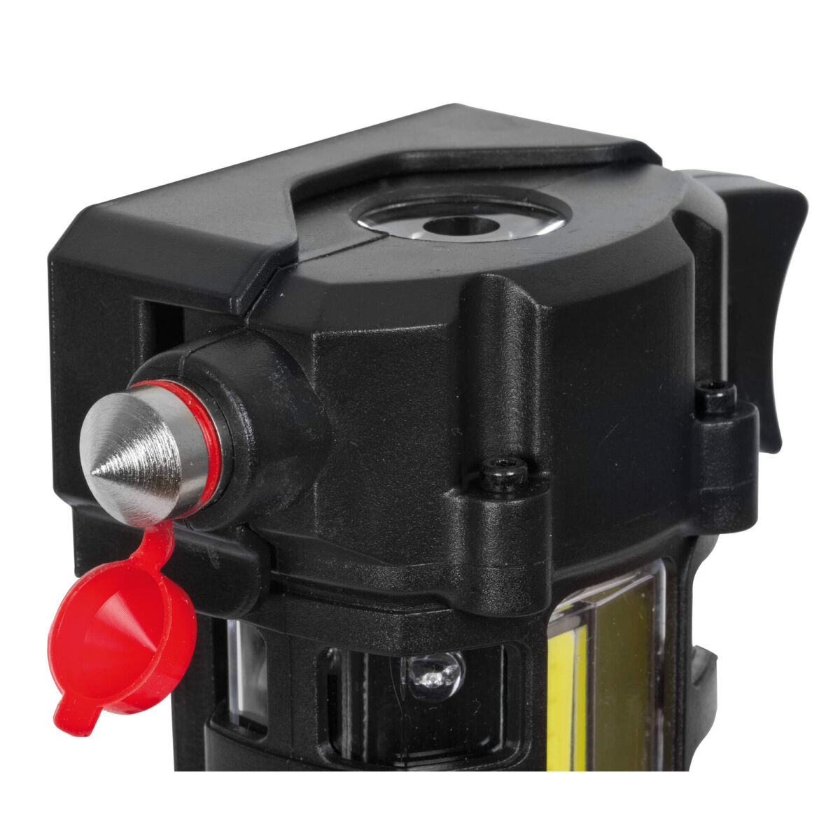 LED-Taschenlampe mit Nothammer und Gurtmesser 180 lm & 30 lm