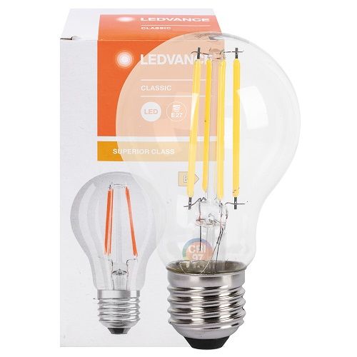 LED-Filament-Lampe CLASSIC A DIM CRI97 S AGL-Form klar E27 2700K LED-Filament-Lampe CLASSIC A DIM CRI97 S AGL-Form klar E27 2700K