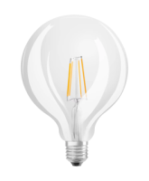 LED-Filamentlampe 6,5W E27 806lm klar globe