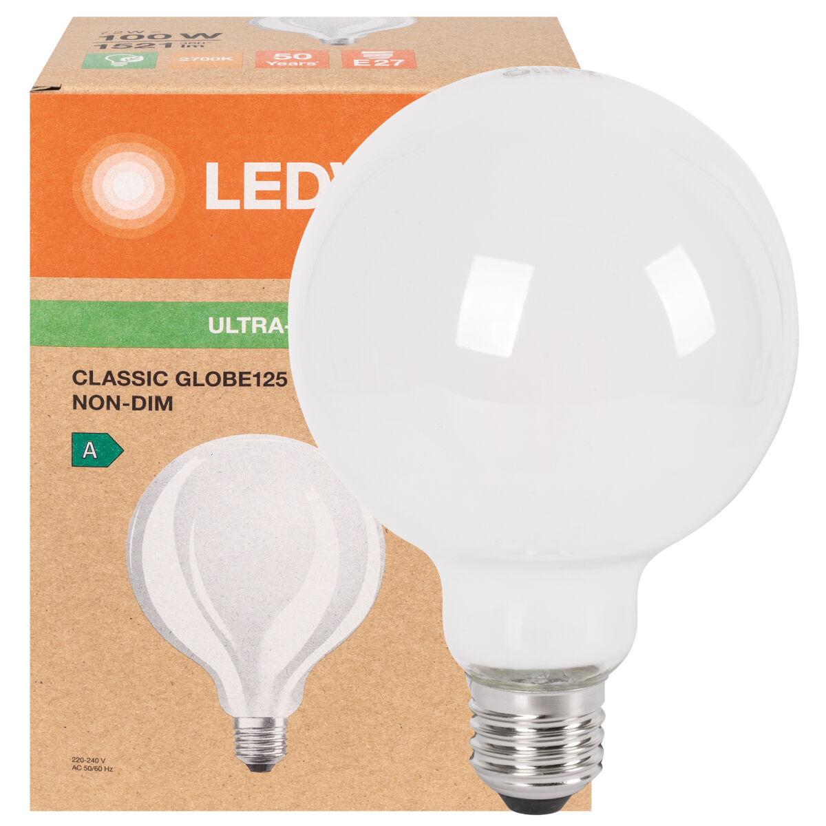 LED-Filament-Lampe CLASSIC GLOBE Globe-Form matt E27 3000K LED-Filament-Lampe CLASSIC GLOBE Globe-Form matt E27 3000K