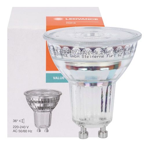 LED-Reflektorlampe GU10 6500K 6,9W 575lm 36°