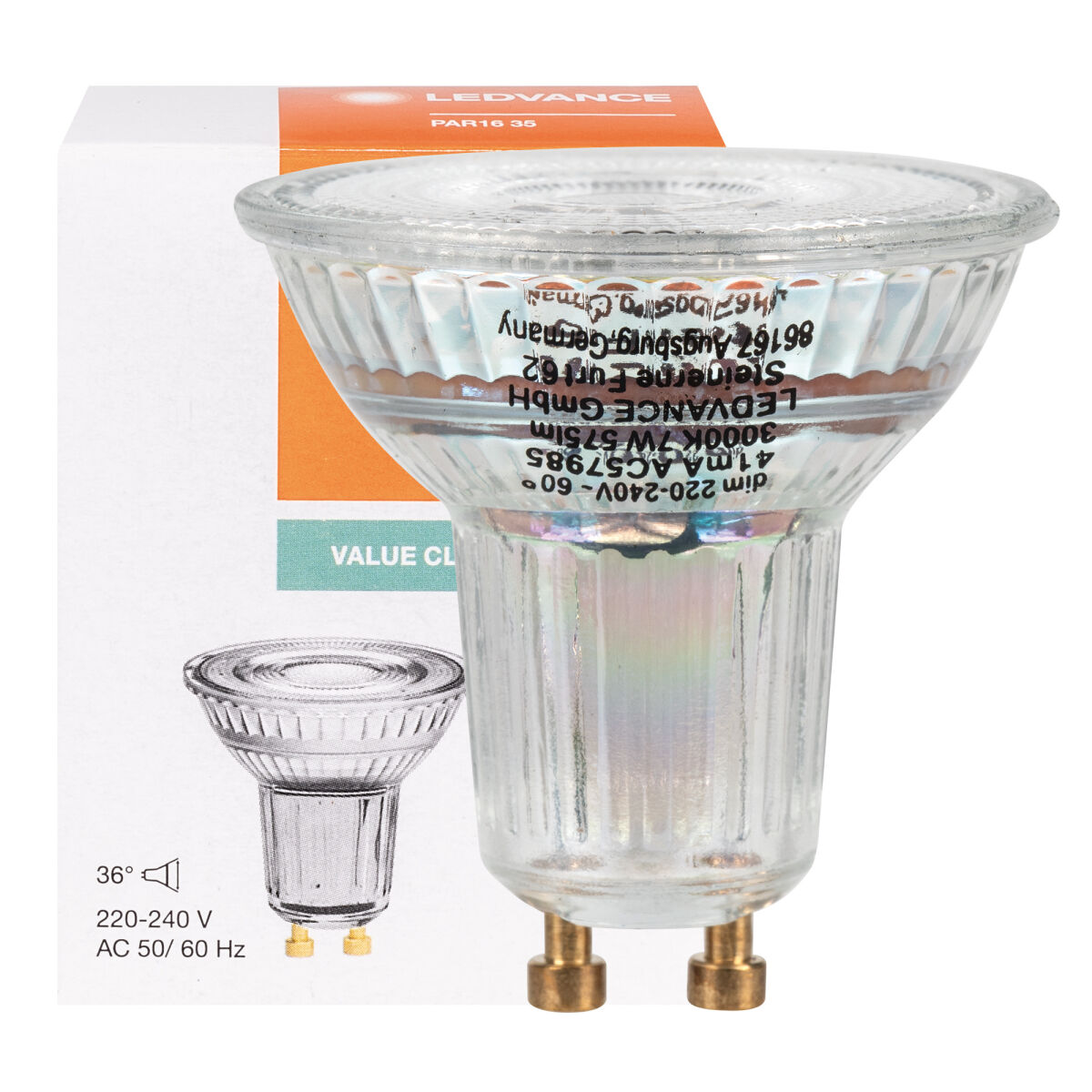 LED-Reflektorlampe PAR16 VALUE GU10 LED-Reflektorlampe PAR16 VALUE GU10