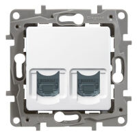 Datendose 2-fach RJ45 Kategorie 6STP