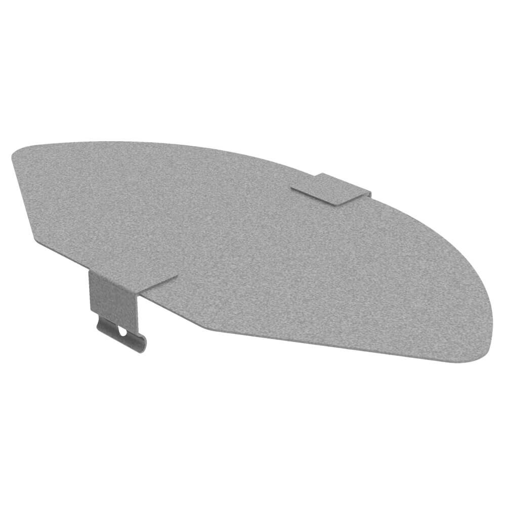 Deckel für P31 Eckstück variabel B=100mm H=60mm verzinkt