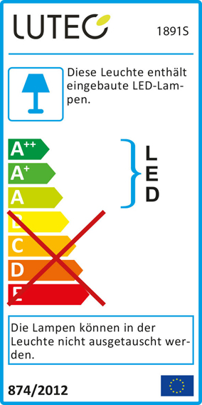 Wandleuchte außen  weiß