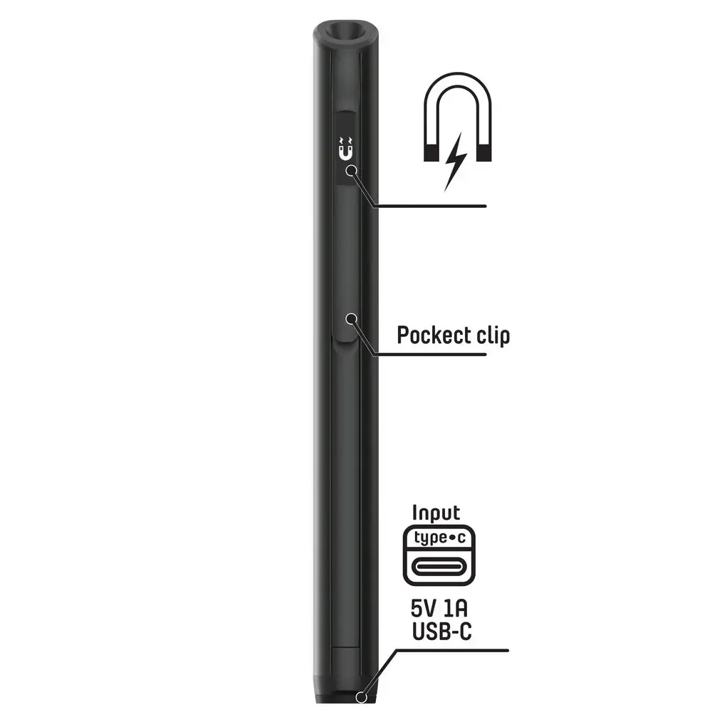 LED Akku Handleuchte schwarz