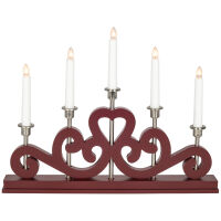 Weihnachtsleuchter ENEBY 5 x E10/55V/3W