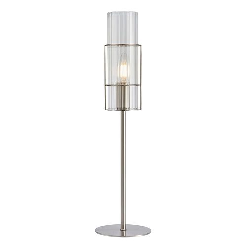 Tischleuchte TUBO 1 x E14/40W metall glänzend Tischleuchte TUBO 1 x E14/40W metall glänzend