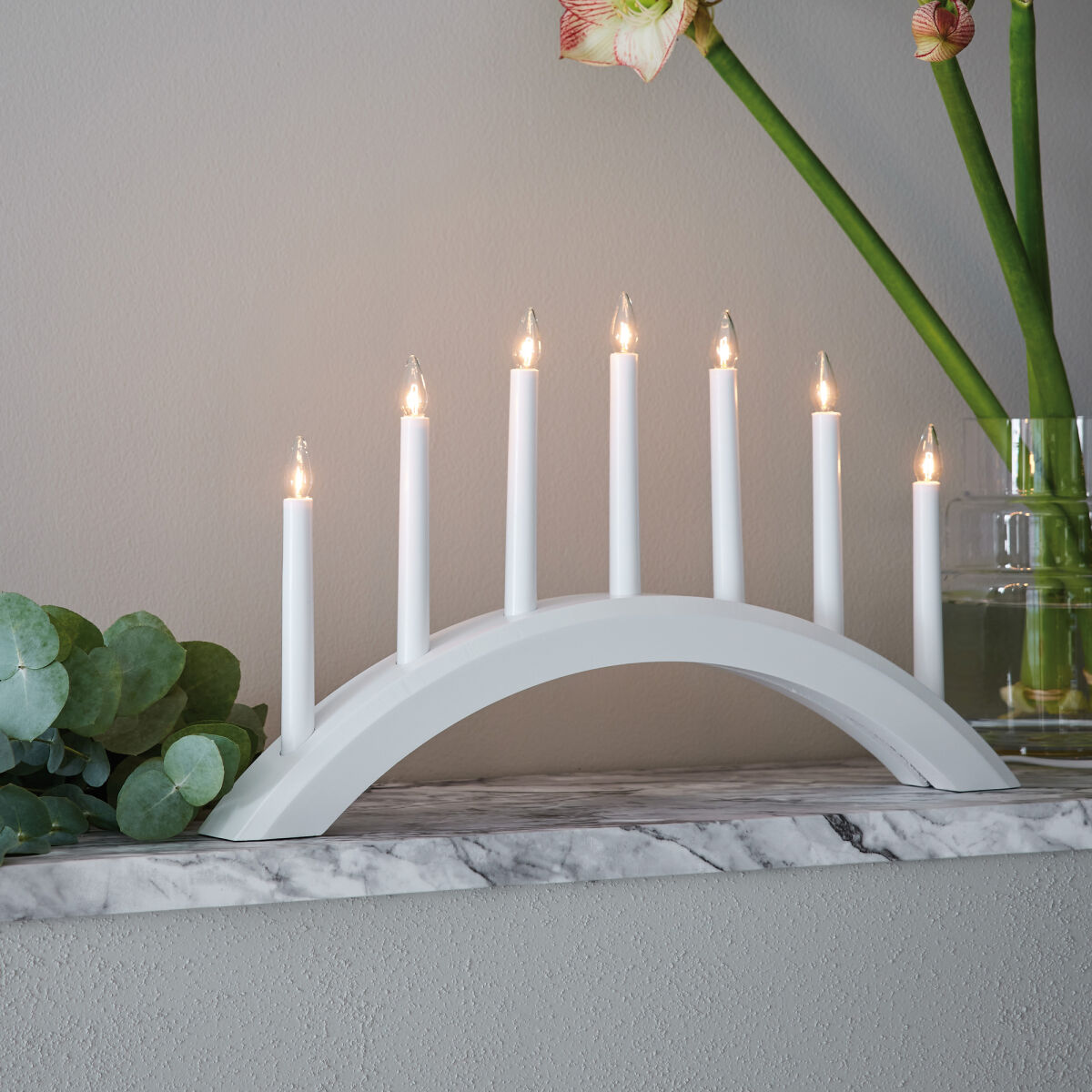Weihnachtsleuchter AVENTO 7 x E10/34V/3W Weihnachtsleuchter AVENTO 7 x E10/34V/3W