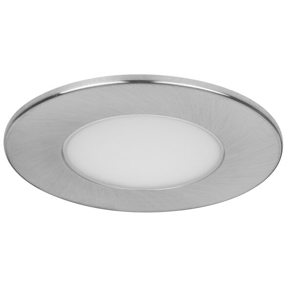 Brandschutz-Einbauleuchte TEGO slim LED/5,5W 2800K 430 lm Nickel Brandschutz-Einbauleuchte TEGO slim LED/5,5W 2800K 430 lm Nickel