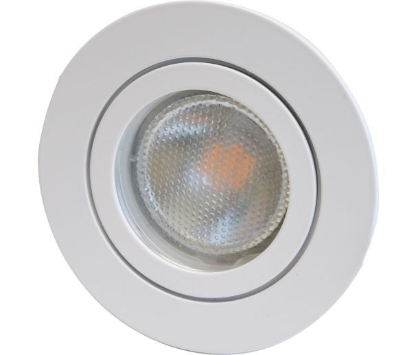 Einbauleuchte 1 x GU10/230V/50W und 1 x GU5,3/12V/50W mit Feder-Leuchtmittelhalterung Einbauleuchte 1 x GU10/230V/50W und 1 x GU5,3/12V/50W mit Feder-Leuchtmittelhalterung
