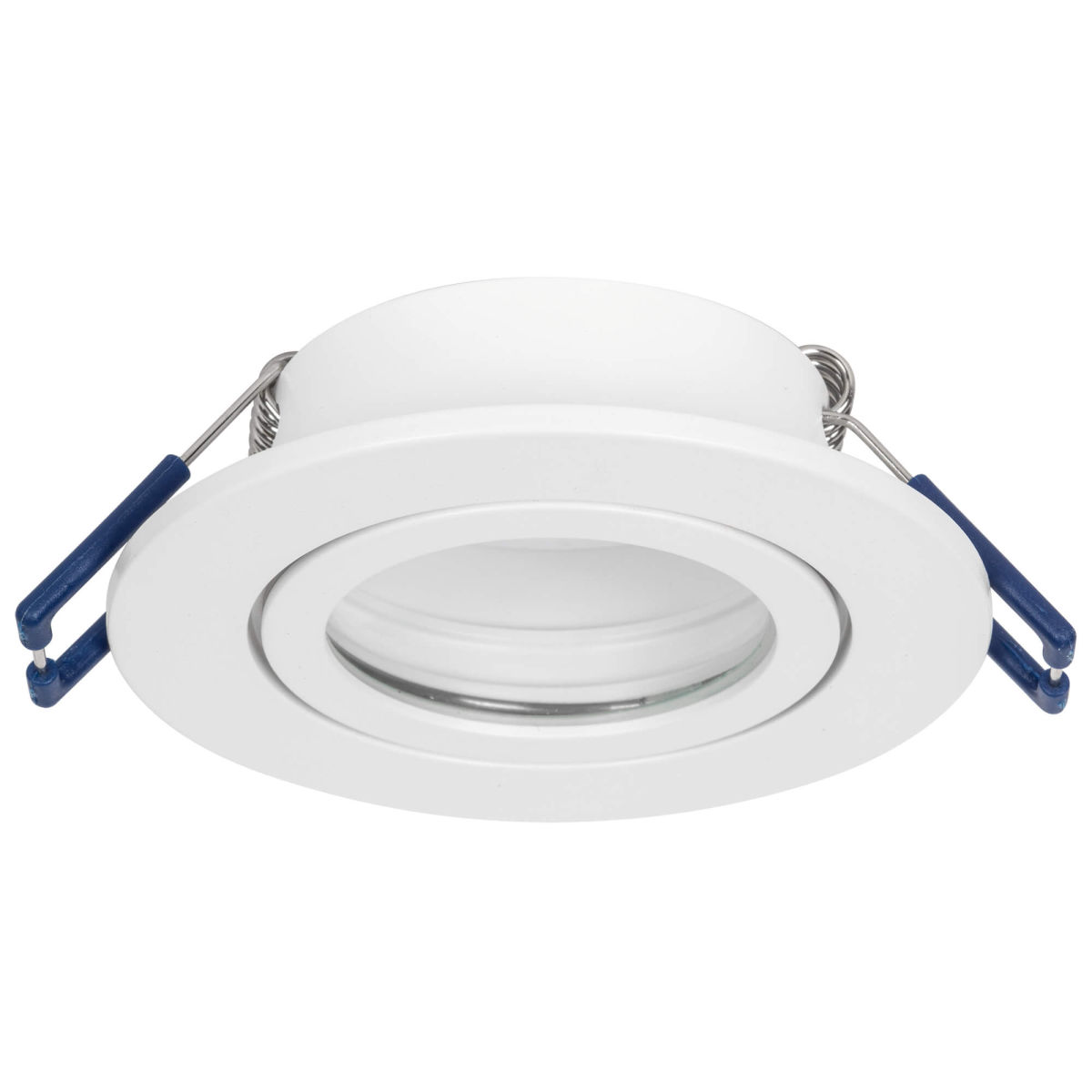 Einbauleuchte 1 x GU10/230V/50W und 1 x GU5,3/12V/50W mit Feder-Leuchtmittelhalterung Einbauleuchte 1 x GU10/230V/50W und 1 x GU5,3/12V/50W mit Feder-Leuchtmittelhalterung