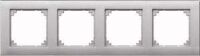 Rahmen M-PLAN 4-fach aluminium Rahmen M-PLAN 4-fach aluminium