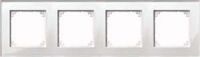 Rahmen M-PLAN Glas 4-fach Brillantweiß