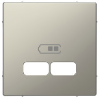 Zentralplatte für USB nickelmetallic MEG4367-6050