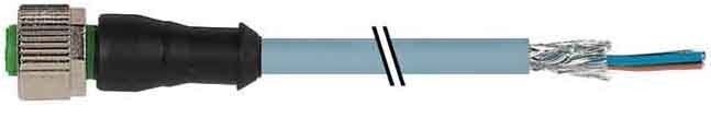 M12 Buchse frei.Ltg.ende 7000-13201-3310150