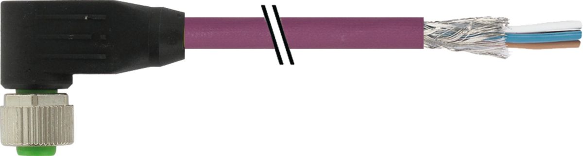 M12 Buchse frei.Ltg.ende 7000-13251-8031000