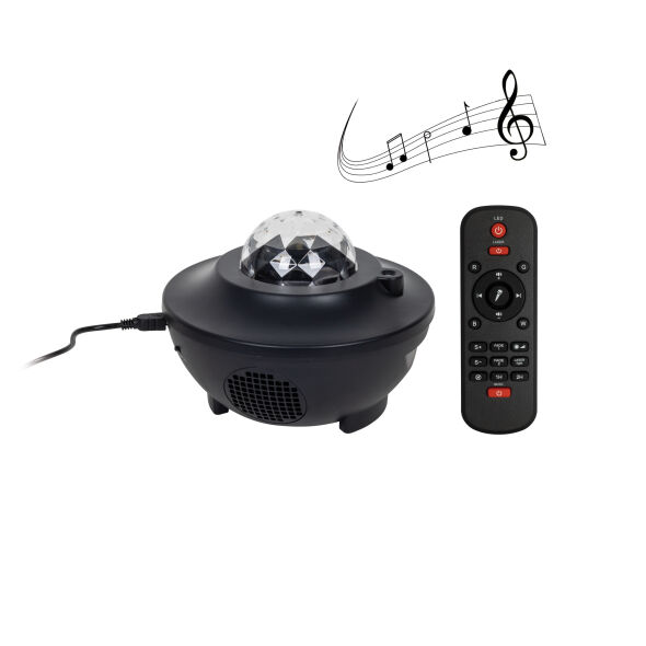 Party-LED-Projektor GALAXY LED/1,8W/3W RGB mit Bluetooth Lautsprecher Party-LED-Projektor GALAXY LED/1,8W/3W RGB mit Bluetooth Lautsprecher