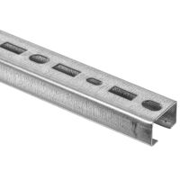 Profilschiene Stahl bandverzinktSchlitzweite 17 mmL 1.000 B 35 H 18