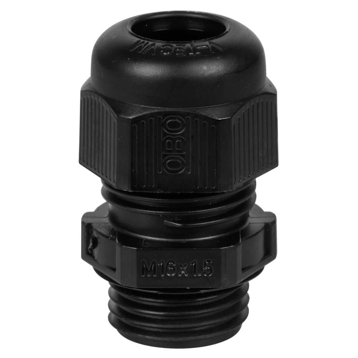 Kabelverschraubung V-TEC metrisch Polyamid schwarz halogenfrei mit Trapezgewinde