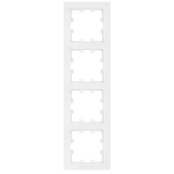 Abdeckrahmen KARRE Plus 55 reinweiß (~RAL 9010) Abdeckrahmen KARRE Plus 55 reinweiß (~RAL 9010)