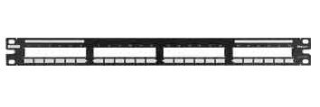 Patchpanel gerade 1HE QPP24BL