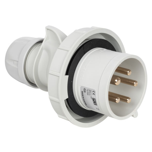 CEE-Stecker 0252-1 SHARK 5-polig 400V 1h Notstrom mit Schraubklemmen