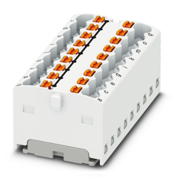 Verteilerblock PTFIX 18X1,5 WH Verteilerblock PTFIX 18X1,5 WH