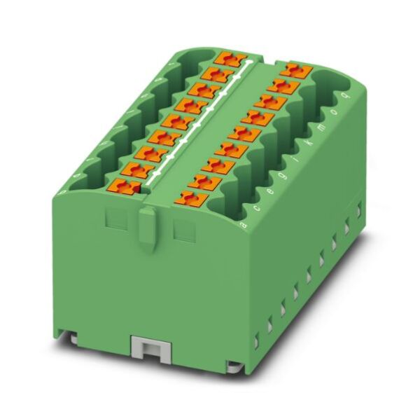 Verteilerblock PTFIX 18X2,5-G GN Verteilerblock PTFIX 18X2,5-G GN