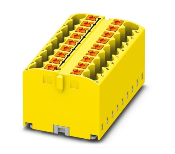 Verteilerblock PTFIX 18X2,5-G YE Verteilerblock PTFIX 18X2,5-G YE