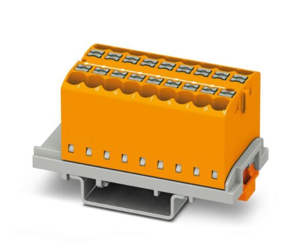 Verteilerblock PTFIX 18X2,5-NS35 OG