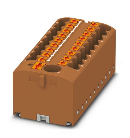 Verteilerblock PTFIX 6/18X2,5-G BN