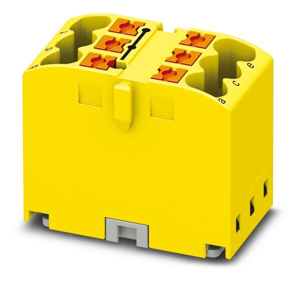 Verteilerblock PTFIX 6X2,5 YE Verteilerblock PTFIX 6X2,5 YE