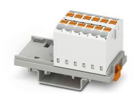 Verteilerblock PTFIX 12X2,5-NS35 WH
