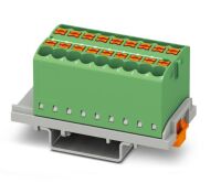 Verteilerblock PTFIX 18X2,5-NS35 WH