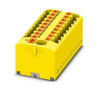 Verteilerblock PTFIX 6/18X2,5-G YE